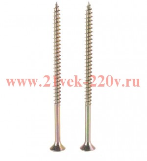 Саморез универсальный 90х6.0мм желт. (уп.50шт) Tech-KREP 102274