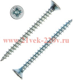 Саморез универсальный 40х3.5мм оцинкован. (уп.200шт) Tech-KREP 102173