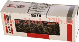 Саморез универсальный 35х3.0мм желт. (уп.200шт) Tech-KREP 102228