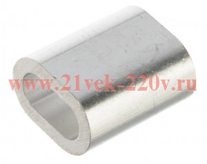 Зажим (наконечник) троса прижимной 5мм DIN 3093 (уп.1шт) Tech-Krep 102759