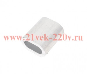 Зажим (наконечник) троса прижимной 6мм DIN 3093 (уп.1шт) Tech-Krep 102760