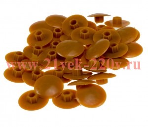 Заглушка для шуруп-стяжек PZ 5/HEX 5мм вишня (уп.15шт) Tech-Krep 106212