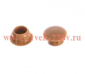 Заглушка декоративная 10мм бук. (уп.35шт) Tech-Krep 108870