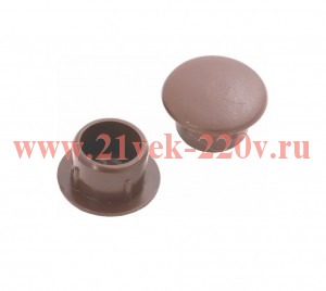 Заглушка декоративная 14мм дуб (уп.30шт) Tech-Krep 108887
