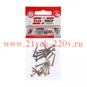 Саморез ШУж 4.0х30 потайной головкой (уп.17шт) Tech-KREP 102491