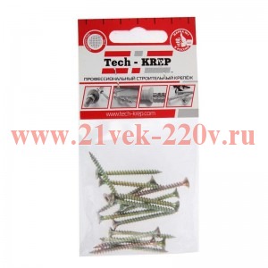 Саморез ШУж 4.0х40 потайной головкой (уп.15шт) Tech-KREP 102493