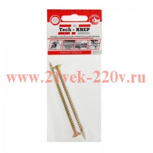 Саморез ШУж 6.0х100 потайной головкой (уп.2шт) Tech-KREP 102523