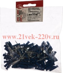 Саморез ШУц 3.0х30 пот. гол. + дюбель 5х25 (уп.100шт) Tech-KREP 112935