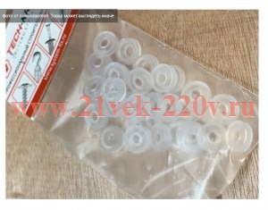 Шайба для обивки пласт. 4мм прозрач. (уп.30шт) Tech-KREP 127419