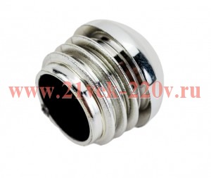 Заглушка сферическая 25мм хром (уп.2шт) Tech-Krep 127431