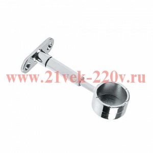 Крепление труб к стене регулируемое торцевое хром (уп.1шт) Tech-Krep 127437