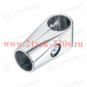 Соединитель двух труб Т-образно хром (уп.1шт) Tech-Krep 127449