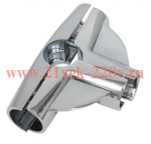 Соединитель 4-х труб с 2-мя площадками для полок хром (пакет) Tech-Krep 127446