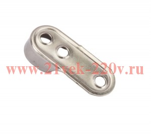 Держатель для овальных штанг 30х15мм хром (уп.2шт) Tech-Krep 127459