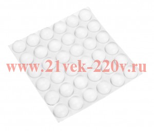 Демпфер захлопа 10х1.5мм прозрачный (уп.25шт) Tech-Krep 109143