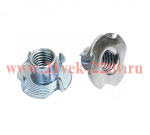 Гайка мебельная забивная оцинк М5 (уп.10шт) Tech-Krep 108938