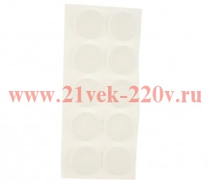 Пункт фетровый самокл. D18мм бел. (уп.20шт) Tech-KREP 109150