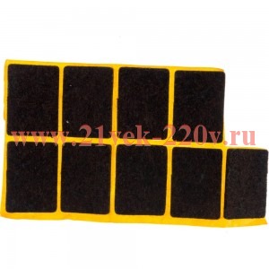 Пункт фетровый самокл. 25х35 темн. (уп.9шт) Tech-KREP 109147