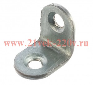 Угол мебельный 16х16х12 с шурупом цинк (уп.6шт) Tech-KREP 110078