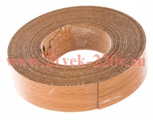 Лента кромочная меламиновая с клеем 19мм бук натуральный 5м Tech-KREP 109910