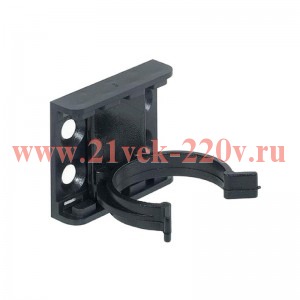 Клипса-держатель для пластикового цоколя усиленнная с площадкой черн. (уп.1шт) Tech-Krep 129969
