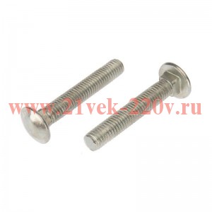 Болт мебельный DIN 603 10х50 (уп.2шт) Kranz 1301-1050-4