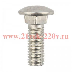 Болт мебельный DIN 603 10х30 (уп.10шт) Kranz 1301-1030-4