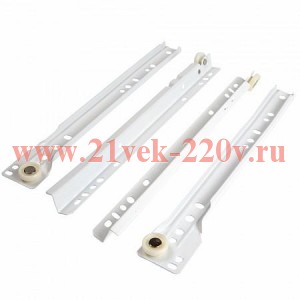 Комплект роликовых нправляющих 500мм бел. (уп.1шт) Tech-Krep 130865