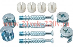 Набор №2 для стяжки фасада для ДСП 16мм (метрическая резьбаштока) Tech-KREP 127514