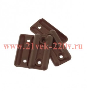 Подпятник для мебели пластиковый темно-коричнев. (уп.4шт) Tech-KREP 127511