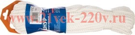 Шнур вязаный ПП 8мм с серд. универс. бел. 20м Tech-KREP 140332