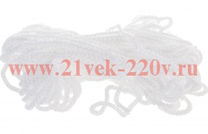 Шнур вязано-плетеный ПП 3мм хозяйств. бел. 20м Tech-KREP 139926
