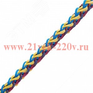 Шнур вязаный ПП 10мм с серд. универс. цвет. 10м Tech-KREP 139956