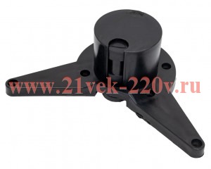 Крепление для ножки D60мм пластик черн. (пакет) Tech-Krep 148544