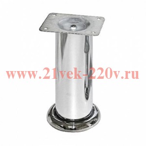 Ножка металлическая круглая нерегулируемая d50х60мм хром Tech-Krep 148576