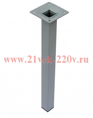 Ножка металлическая квадрат нерегулир. 25х25х300мм сер. Tech-KREP 151275