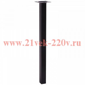 Ножка металлическая квадратная нерегулируемая 25х25х400мм черн. Tech-Krep 151258