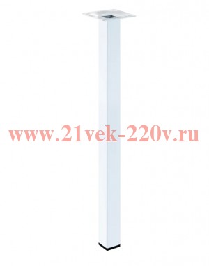 Ножка металлическая квадрат нерегулир. 25х25х400мм бел. Tech-KREP 151260