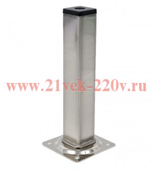 Ножка металлическая квадрат нерегулир. 25х25х150мм никель Tech-KREP 151283