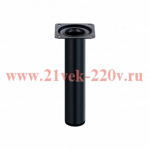 Ножка металлическая круглая нерегулируемая d30х150мм черн.Tech-Krep 151281