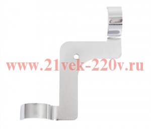 Крепление для полки угловое накладное хром (пакет) Tech-Krep 151951