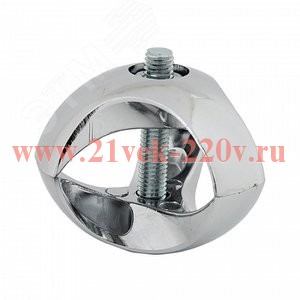 Держатель краб для 3-х труб лев. хром (пакет) Tech-Krep 153300