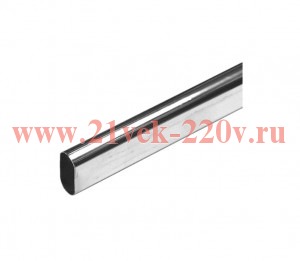 Труба овальная 30х15х2000мм хром 0.8мм накладная 153919