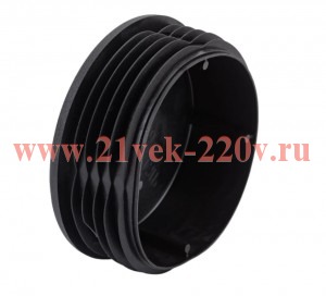 Заглушка внутренняя для трубы D89мм черн. пластик (пакет) Tech-Krep 155047