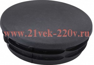 Заглушка внутренняя для трубы D108мм черн. пластик (пакет) Tech-Krep 155048