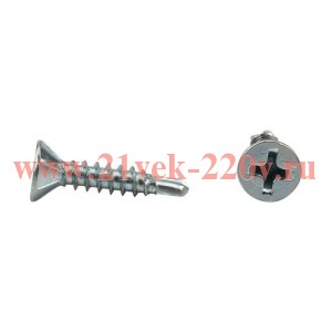Саморез оконный сверло 3.9х19 бел. цинк (уп.18000шт) Kranz 1504-3919-1