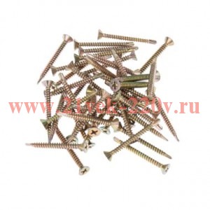Саморез оконный сверло 3.9х38 желт. цинк Kranz 1505-3938-1