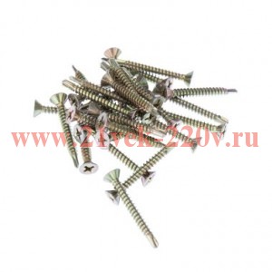 Саморез оконный сверло 3.9х32 желт. цинк Kranz 1505-3932-1