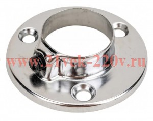 Держатель для трубы 25мм с фиксатором усиленный хром (пакет) Tech-Krep 155237