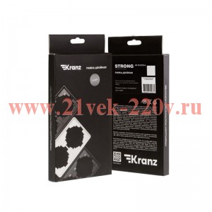 Рамка 2-м STRONG MIELE графит Kranz KR-78-0752-6